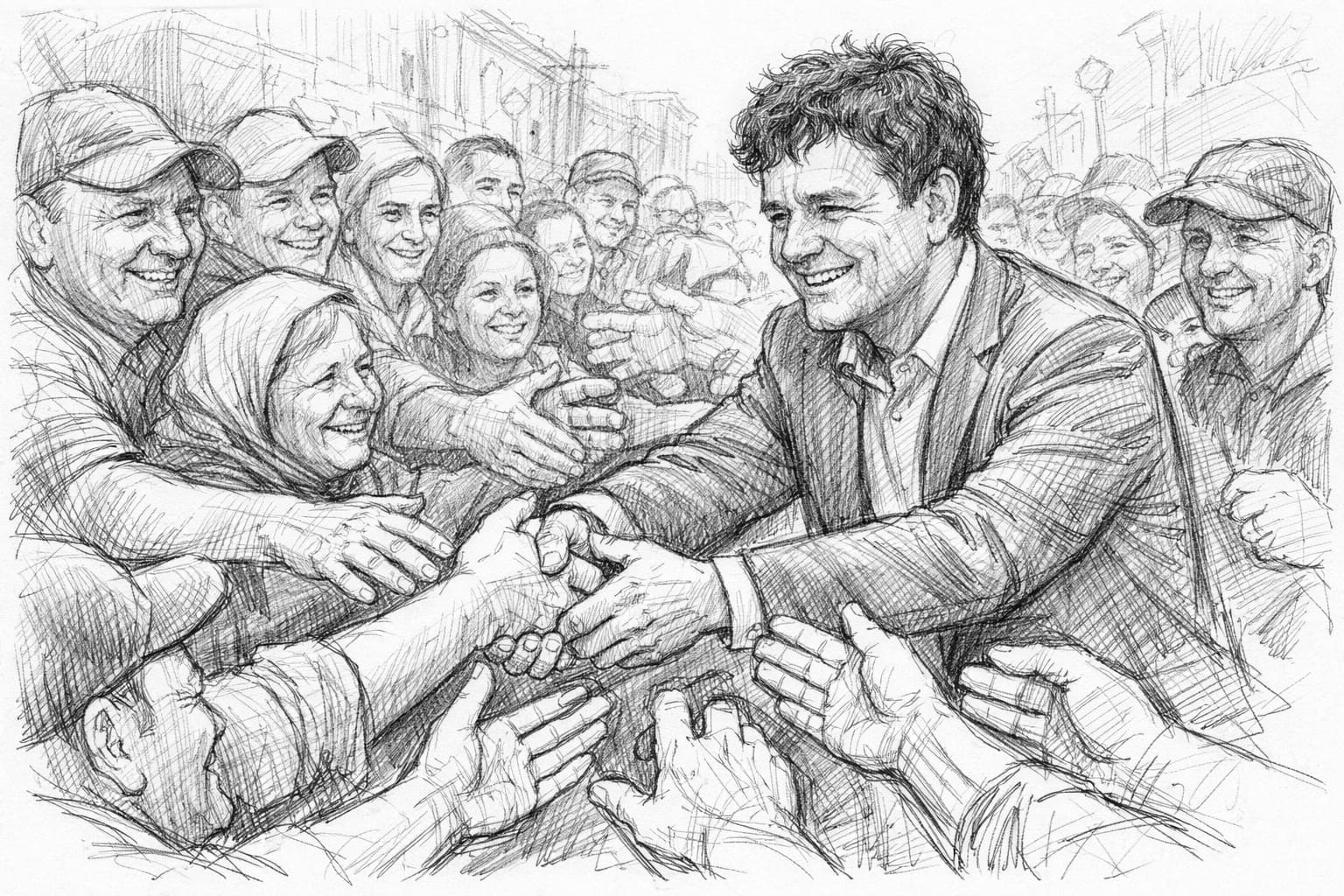 Președintele Nicușor Dan și băile de mulțime